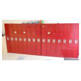 Rm 113 - 15 red lockers