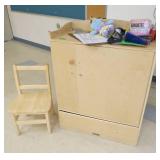 Rm 113 - chair and storage locker