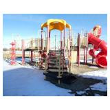 Outside - Master of All Commercial Park or School Playgrounds - Slides Ladders Poles