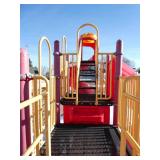 Outside - Master of All Commercial Park or School Playgrounds - Slides Ladders Poles