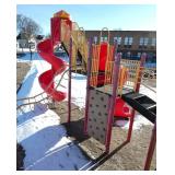 Outside - Master of All Commercial Park or School Playgrounds - Slides Ladders Poles