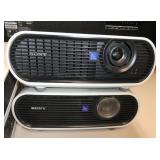 Rm 102 - Two SONY projectors