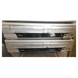 Rm 102 - Two VHS to DVD recorders