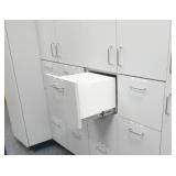 Office - Large cabinet and drawer unit with clothes closet