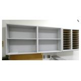 Office - wall shelf with mail sort and large mail sorting station