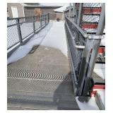 Stadium Bleachers with Press Box and Concession Stand