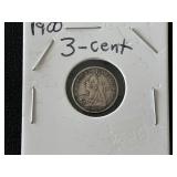 1900 Great Britain Silver 3 Pence