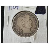 1904 Barber Half Dollar