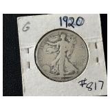 1920 Walking Liberty Half Dollar