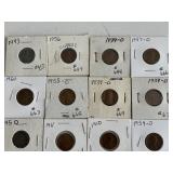 Lincoln Wheat and Memorial Cents