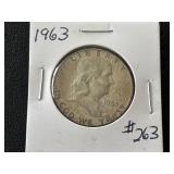 1963-D Franklin Half Dollar
