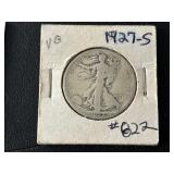 1927-S Walking Liberty Half Dollar