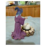 Wizard Candle Holder and 2 Dragons Wizard Candle Holder and 2 Dragons