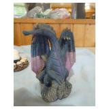 Wizard Candle Holder and 2 Dragons Wizard Candle Holder and 2 Dragons