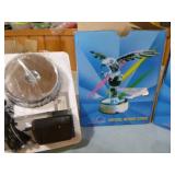 Wizard Candle Holder and 2 Dragons Wizard Candle Holder and 2 Dragons