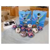 Smart Lights LED Light Show (Snowflurry), 12 Mini Candles, Crystal Rotary Stands Smart Lights LED Light Show (Snowflurry), 12 Mini Candles, Crystal Rotary Stands