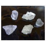 5 Rare Pieces of Fluorite Crystals 5 Rare Pieces of Fluorite Crystals