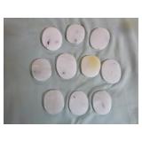 10 Milky Quartz Palm Stones 10 Milky Quartz Palm Stones