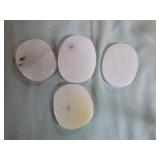 10 Milky Quartz Palm Stones 10 Milky Quartz Palm Stones