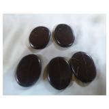 5 Shungite Palms Stones 5 Shungite Palms Stones