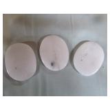 10 Milky Quartz Palm Stones 10 Milky Quartz Palm Stones