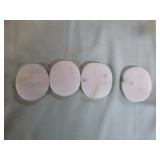 10 Milky Quartz Palm Stones 10 Milky Quartz Palm Stones