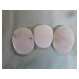 10 Milky Quartz Palm Stones 10 Milky Quartz Palm Stones