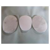 10 Milky Quartz Palm Stones 10 Milky Quartz Palm Stones