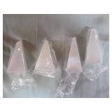 12 Selenite Crystal Pyramids 12 Selenite Crystal Pyramids