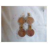 20 Coin-Like Gem Stone Pendants 20 Coin-Like Gem Stone Pendants