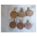 20 Coin-Like Gem Stone Pendants 20 Coin-Like Gem Stone Pendants
