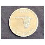 1967 Canadian Centennial Silver Dollar - 80% Silver