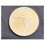 1967 Canadian Centennial Silver Dollar - 80% Silver