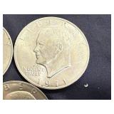 3 1971 Ike Dollars