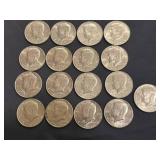 17 Kennedy Bicentennial Half Dollars