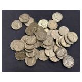 42 Jefferson Nickels 1940
