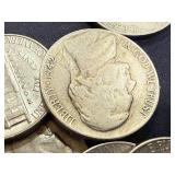 42 Jefferson Nickels 1940