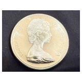 1967 Canadian Centennial Silver Dollar - 80% Silver
