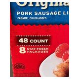 F - Jimmy Dean Original Fully Cooked Pork Sausage Links - 48 Count (8-Pack) F - Jimmy Dean Original Fully Cooked Pork Sausage Links - 48 Count (8-Pack)
