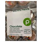 D - Lot of 4 Packs Publix Chocolate Mini Cupcakes with Rainbow Sprinkles 10oz Each D - Lot of 4 Packs Publix Chocolate Mini Cupcakes with Rainbow Sprinkles 10oz Each