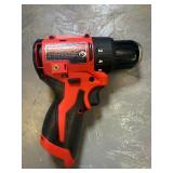 Milwaukee 3401-20 M12 12V 3/8' Subcompact Brushless Drill/Driver $159 Retail Brand New