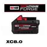 Milwaukee M18 REDLITHIUM FORGE XC8.0 Battery Pack, Model# 48-11-1881