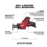 Milwaukee M12 12 Volt Hackzall Reciprocating Saw, Tool Only, Model# 2420-20 Brand new