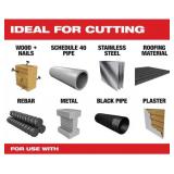 Milwaukee-PACKOUT SAWZALL Reciprocating Saw Blade Set (22-Pack) with 9 in. 8 TPI Metal Cutting NITRUS Torch Blade