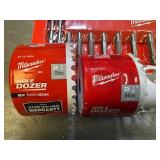 Milwaukee combo - Bag, 13 PC bore set and hole dozers