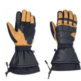 $150 Retail 3XL Ski-Doo Men’s X-Team Leather Gloves Khaki