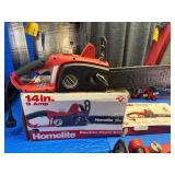 3- Used - Condition Unknown - 14 in. 9 Amp Electric Chainsaws