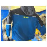 NWT- NEW Ski Doo BRP Kids Jacket Blue Logo Winter Insulated jacket kids size 5