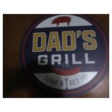 Dad's Grill sign...