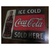 Coca Cola metal sign...